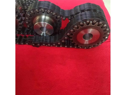 給嘉興市集珵機械有限公司做的CL10 節(jié)距15.875 內(nèi)導(dǎo)15片齒形鏈條及配套鏈輪發(fā)貨