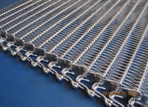 spiral freezer belt for freezering food processing 螺旋速凍網帶